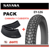 Imagen de Cubierta Moto 110/90-16 + Cámara  Nayasa EY126