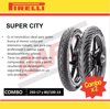 Imagen de Combo x 2 cubiertas 250-17 y 80/100-14 Pirelli Super City
