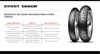 Imagen de Combo x 2 cubiertas 110/70-17 y 140/70-17 Pirelli Sport Demon