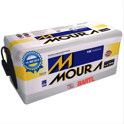 Imagen de Bateria Moura 165 Amp M100HA Garantía 12 Meses Positivo