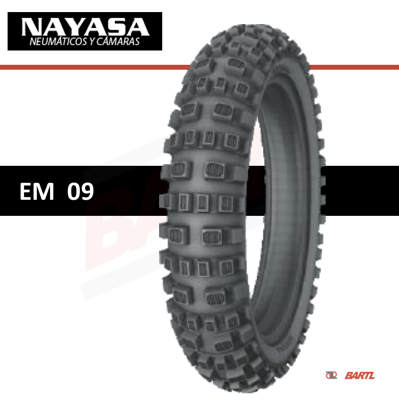 Imagen de Cubierta Moto 110/100-18 Nayasa EM09