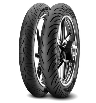 Imagen de Combo x 2 cubiertas 250-17 y 80/100-14 Pirelli Super City