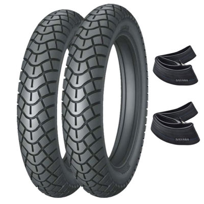 Imagen de Combo 275-18 Y 90/90-18 X2 c/cámara Nayasa EY061
