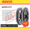 Imagen de Combo x 2 cubiertas 250-18 y 90/90-18 Pirelli Super City