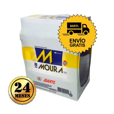 Imagen de Bateria Moura 80 Amp Gonow Mini Van Garantía 24 Meses