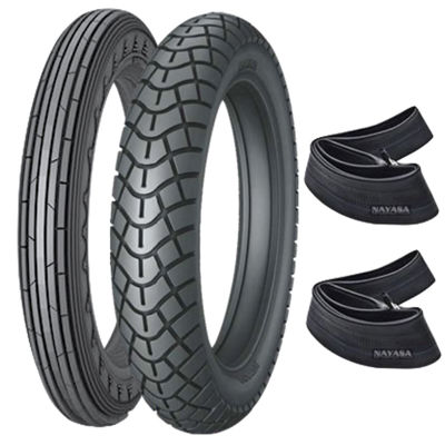 Imagen de Combo 250-17 Y 80/100-14 X2 c/cámara Nayasa EY061