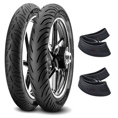Imagen de Combo 250-17 y 275-17 Pirelli Super City c/cámaras