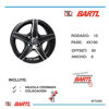 Imagen de Llantas 15 Plan 4X100 Recambio BTT549C