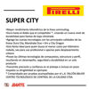 Imagen de Cubierta Moto 275-18 Pirelli Super City uso con o sin cámara