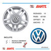 Imagen de Llanta Aleación 14 4x100 Para Vw Recambio B14421C