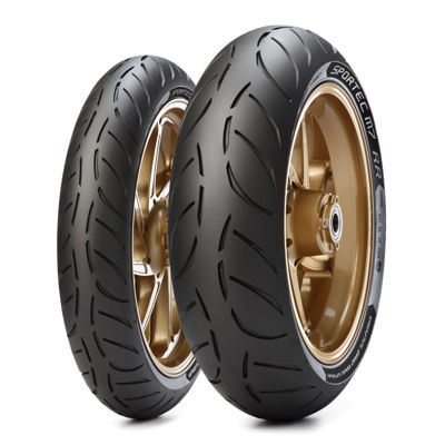 Imagen de Combo Moto 120/60-17 190/55-17 ZR Metzeler Sportec M7 RR