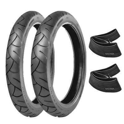 Imagen de Combo Moto 275-18 y 90/90-18 Bartl BY-029 C/cámara