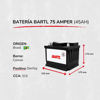 Imagen de Baterias Autos Bartl 75 Amp Garantía 12 Meses