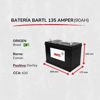Imagen de Bateria Bartl 135 Amp Garantía 12 Meses