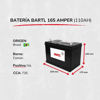 Imagen de Bateria Bartl 165 Amp Garantía 12 Meses