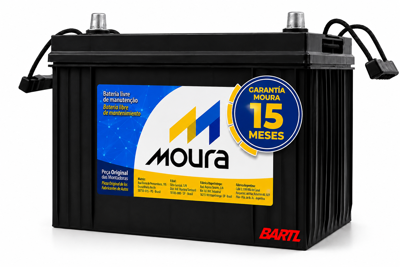 Imagen de Bateria Moura 165 Amp M100HS Garantía