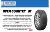 Imagen de Cubierta 215/70/16 Toyo Open Country Ut Colocada Balanceada
