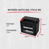 Imagen de Bateria Moto Bartl YTX12-BS Gel 12Ah